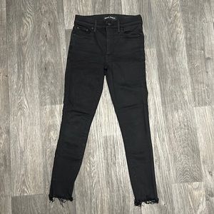 Denim forum nico mid rise skinny crop